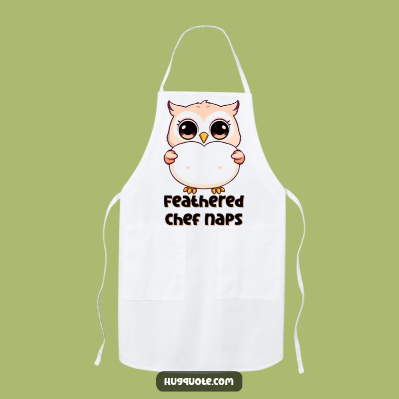 Funny Owl Pillow Apron: Cook with Comfort and Wise Cheerfulness