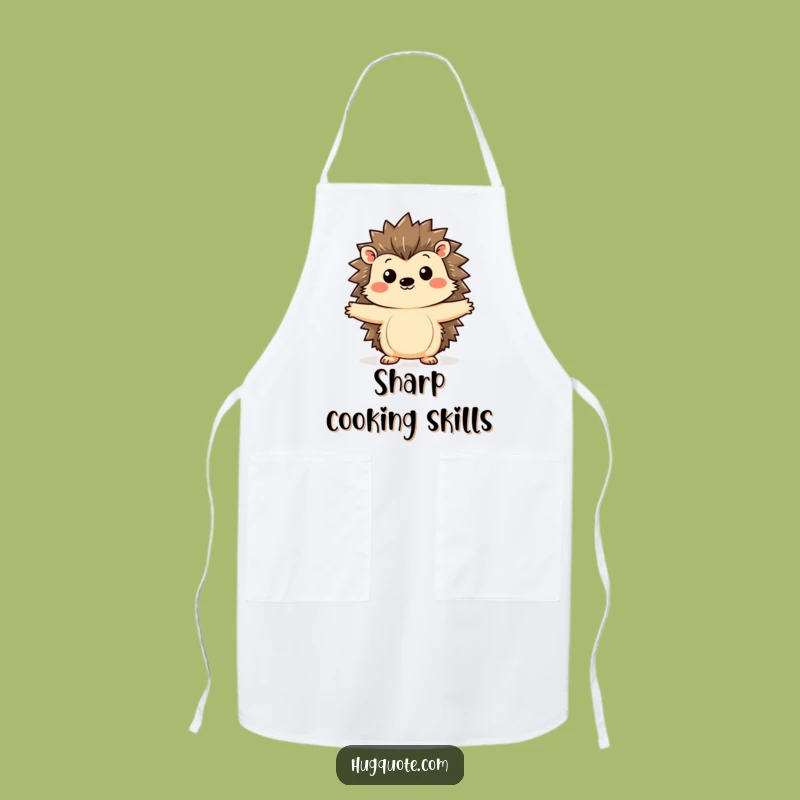 Funny Kawaii Hedgehog Hug Apron - Cute Kitchen Gift