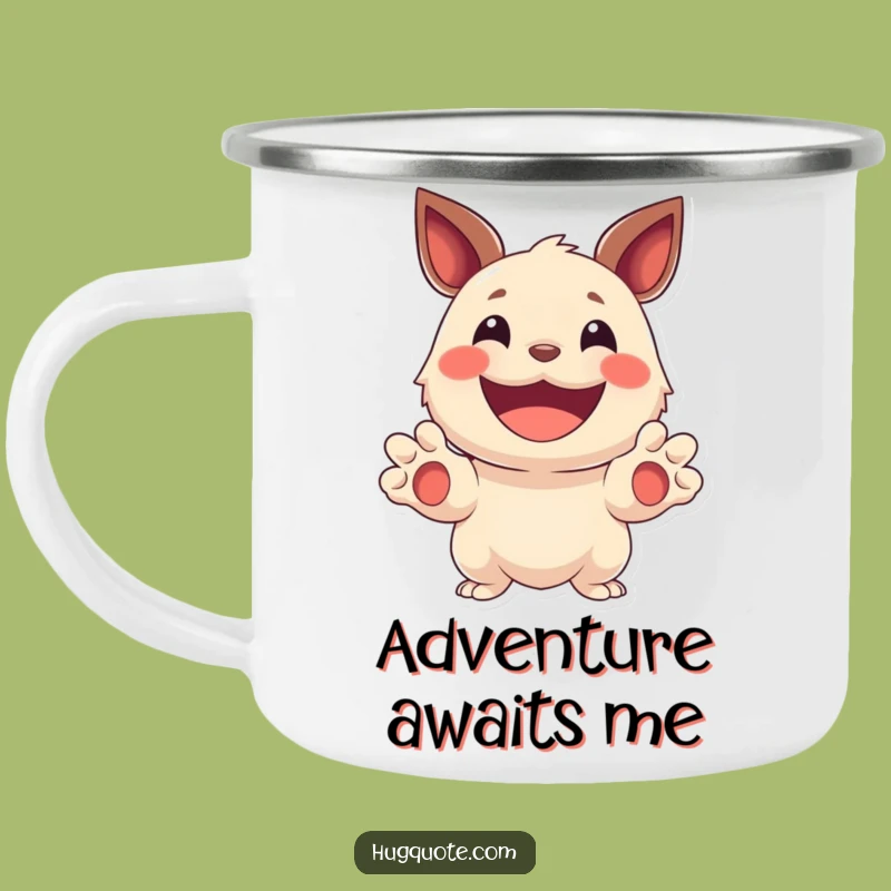 Durable Funny Creature Paws Camping Mug: Sip Your Adventures with a Smile