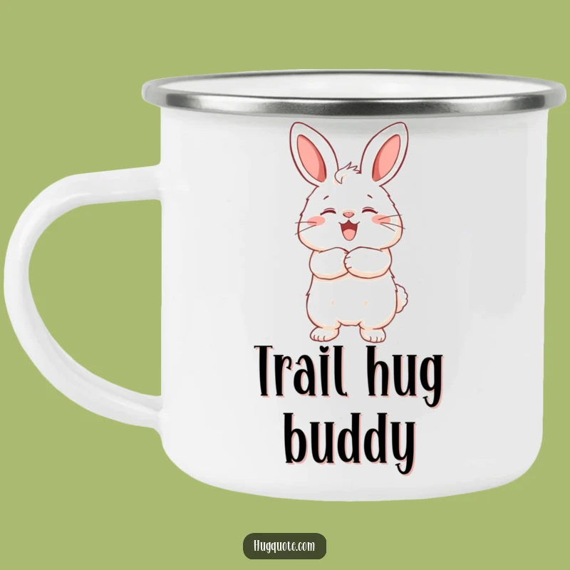 Funny Bunny Hug Camping Mug: Warm Hugs on the Go