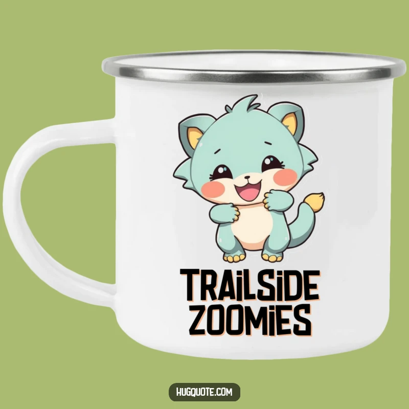 Durable Funny Creature Embrace Camping Mug: Fuel Your Adventures with Playful Spirit