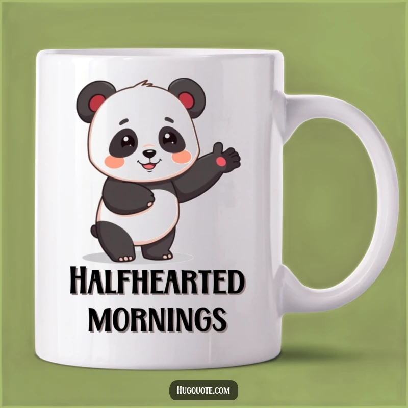 Funny Panda Hug Mug: Adorable Cartoon Character Gift