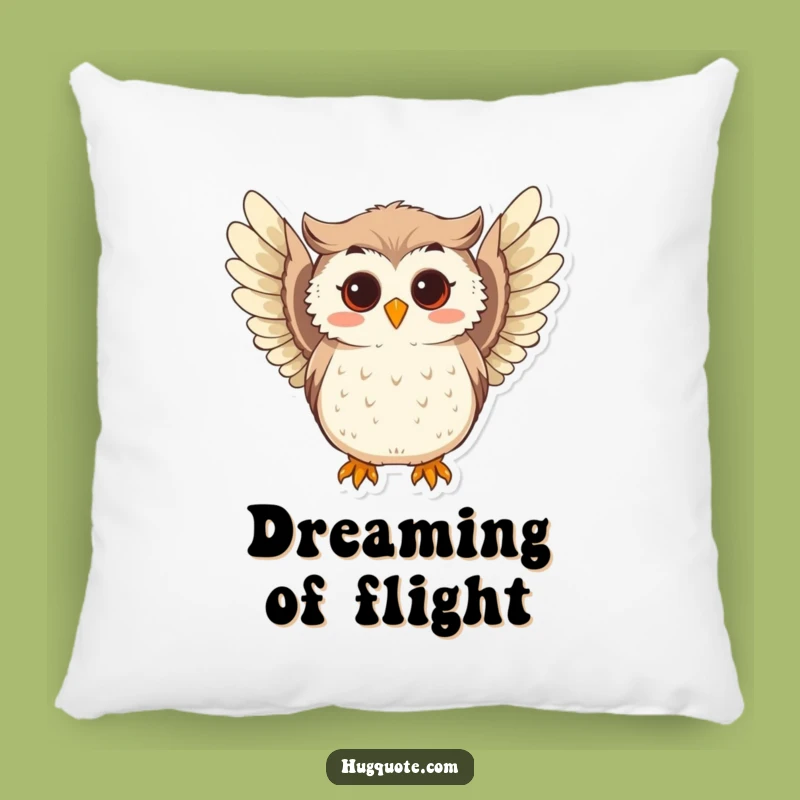 Funny Curious Owl Pillow: Soft Bird Hoots - Comfy & Wise!
