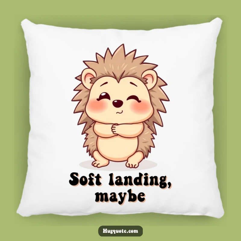 Funny Hedgehog Pillow: Huggable Cautious Comfort for Your Home