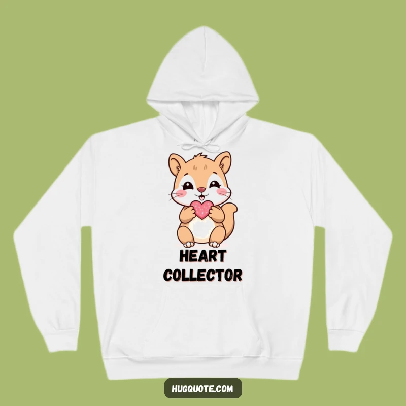 Funny Squirrel Heart Hoodie: Cozy & Affectionate Warmth!