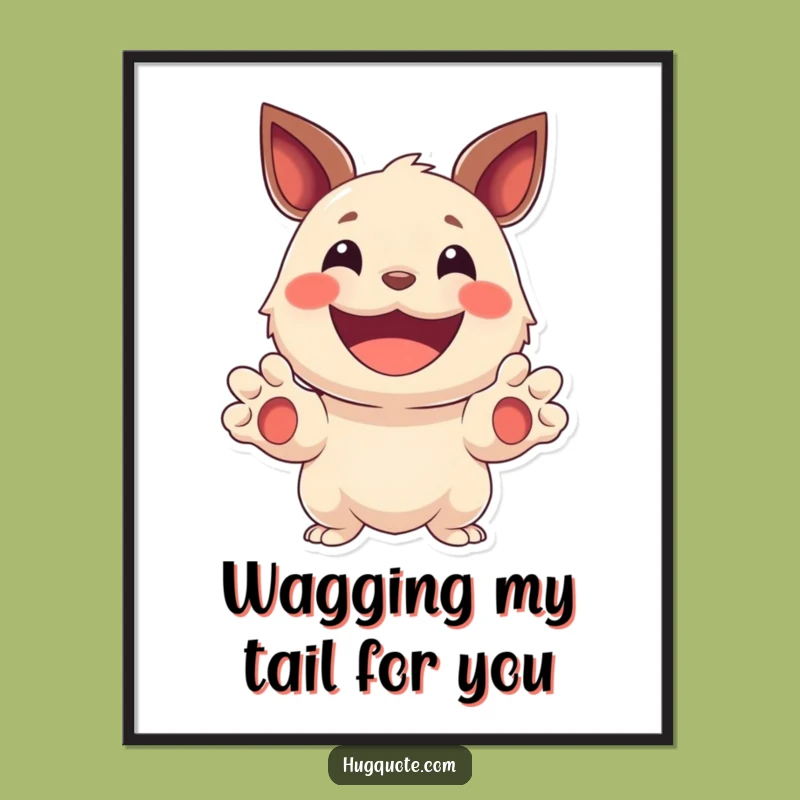 Free Printable Wall Art: Cheerful Creature Paws Downloadable Art