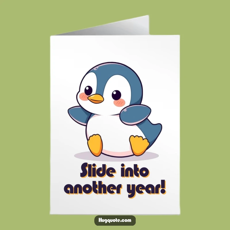 Funny Free Printable Penguin Birthday Card - Hilarious Downloadable Gift for Anyone