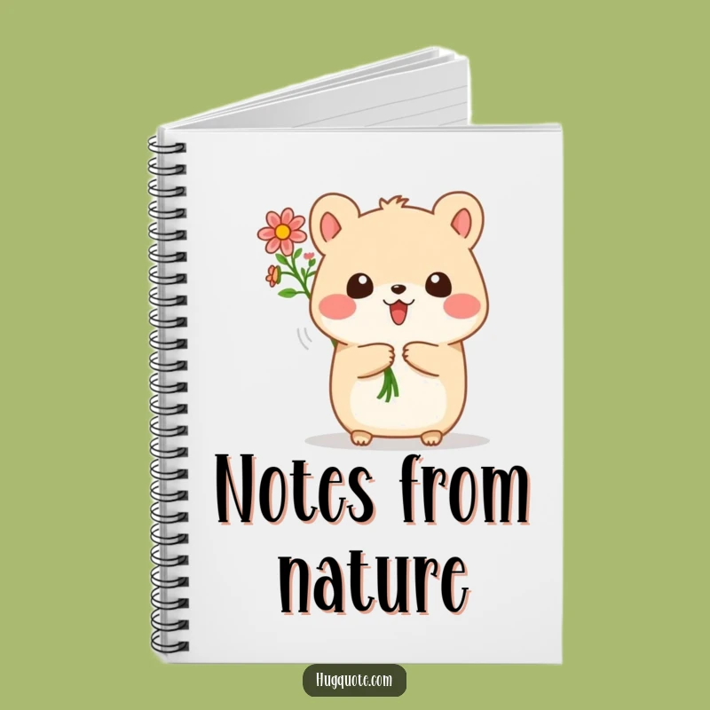 Funny Animal Flower Notebook: Jot Down Ideas with Joyful Blooms
