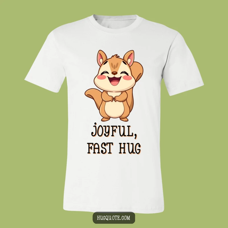 Funny Squirrel T-Shirt: Spread Joy with a Quick Embrace